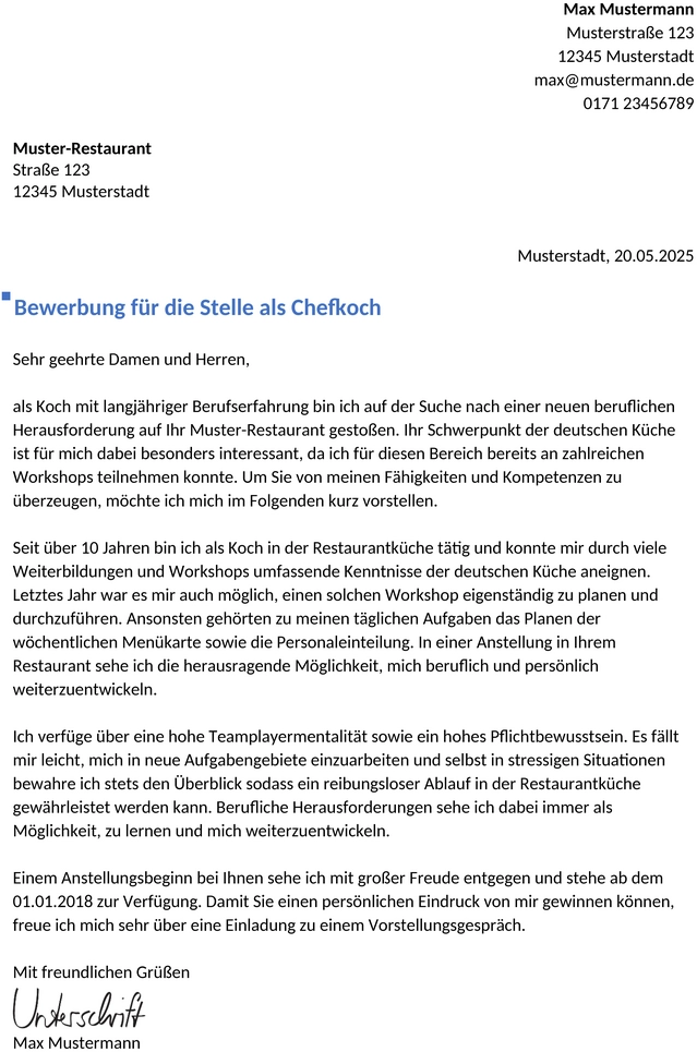 bewerbung-koch-koechin-berufserfahren