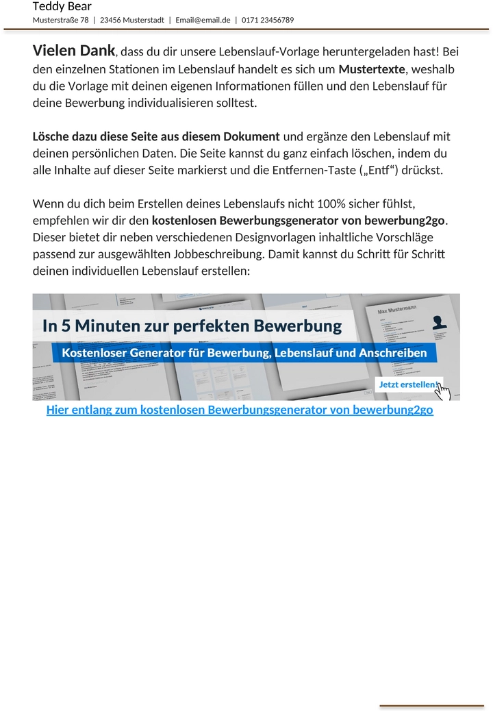 bewerbung-lebenslaufvorlage-aktuell