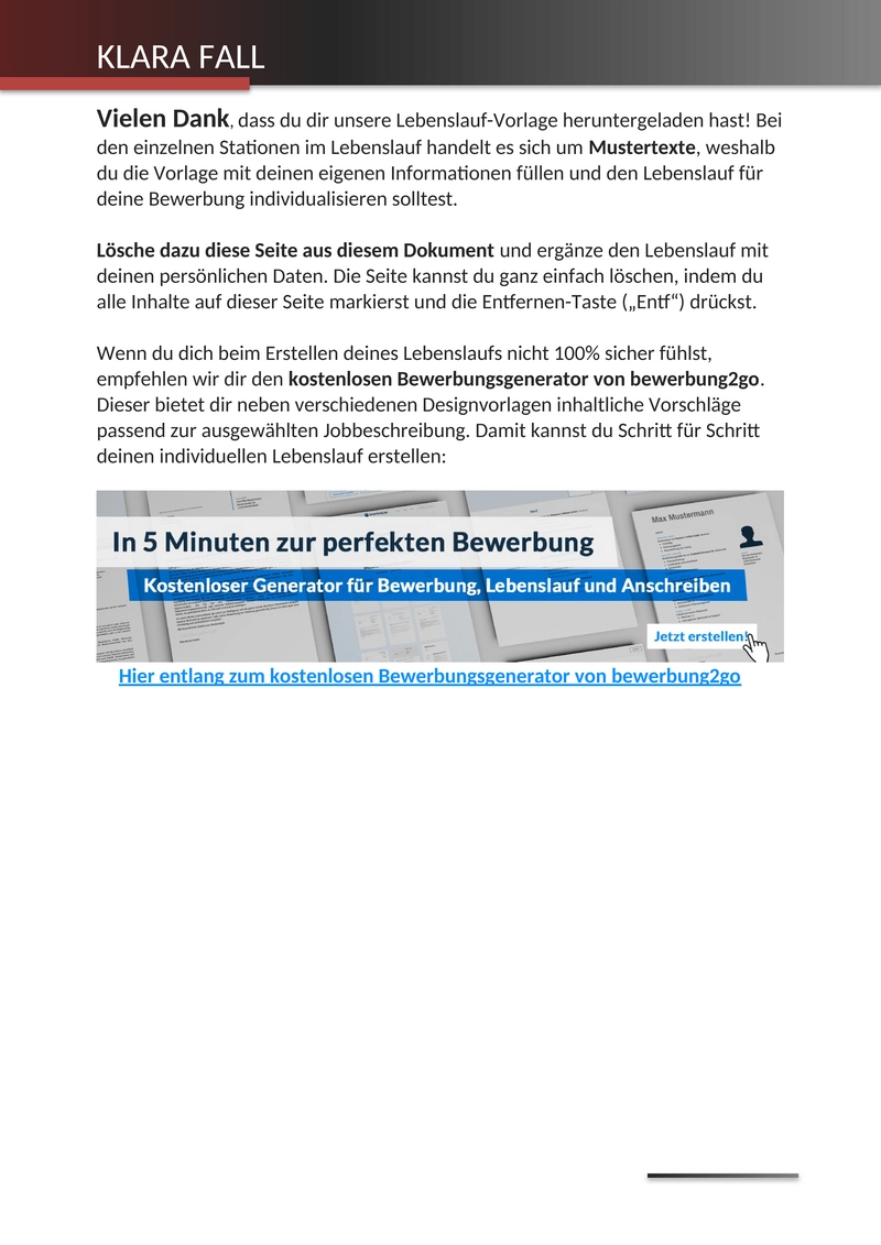 bewerbung-lebenslaufvorlage-ausbildung