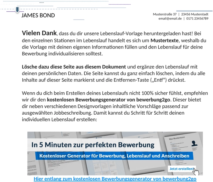 bewerbung-lebenslaufvorlage-originell