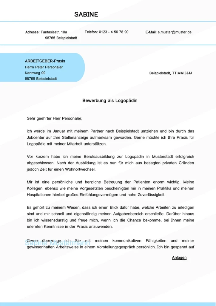 bewerbung-logopaedin-vorlage-kostenlos