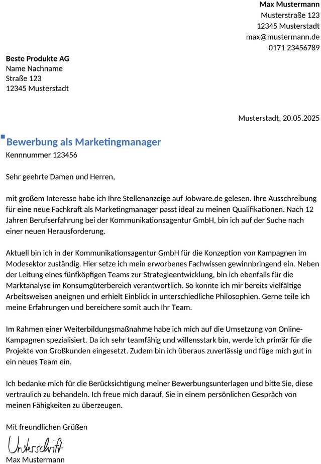 bewerbung-marketing-berufserfahren