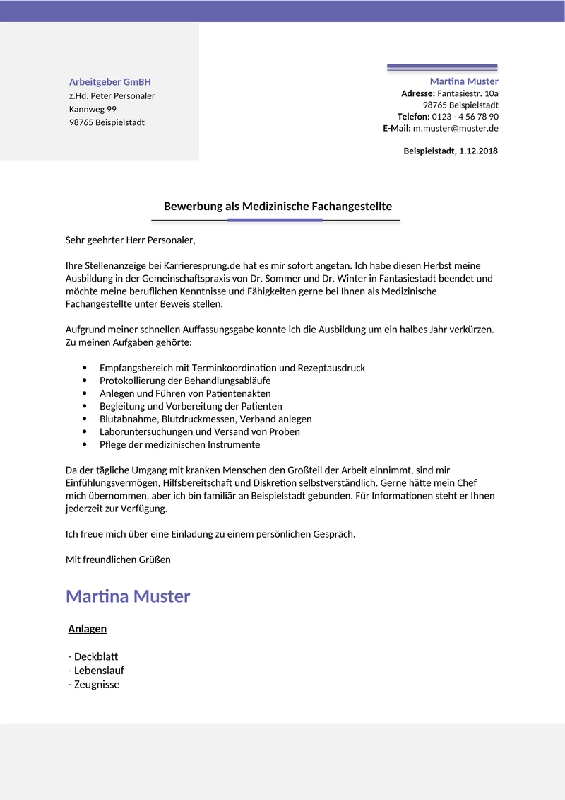 bewerbung-medizinische-fachangestellte-anschreiben