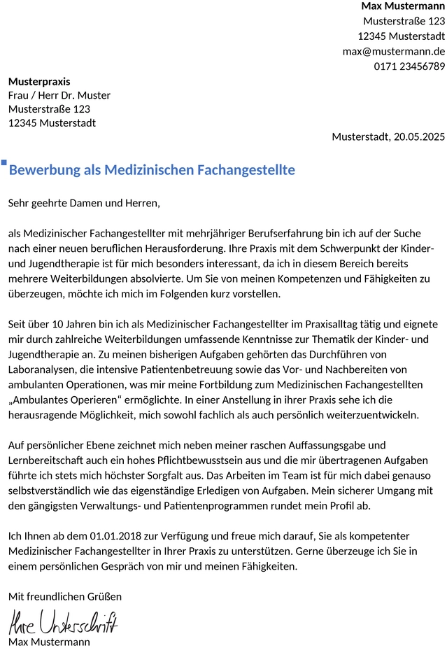 bewerbung-mfa-berufserfahren