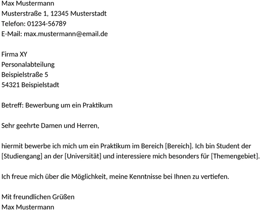 bewerbung-praktikum