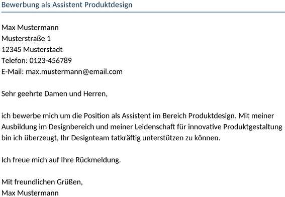 bewerbung-produktdesign-assistent