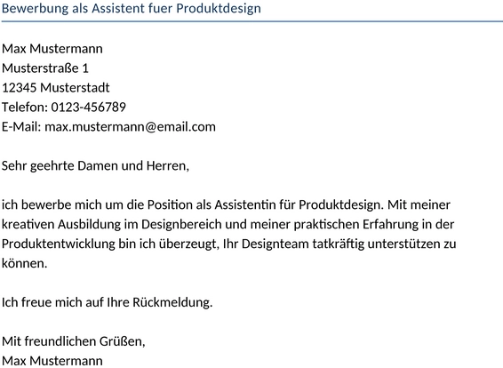 bewerbung-produktdesign-assistent