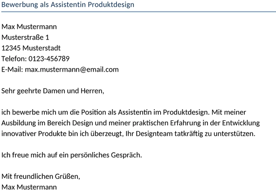 bewerbung-produktdesign-assistentin