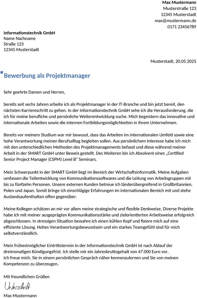 bewerbung-projektmanager-berufserfahren