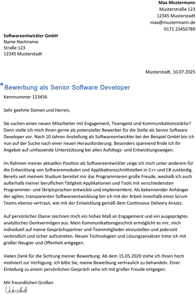 bewerbung-senior-software-developer-vorlage