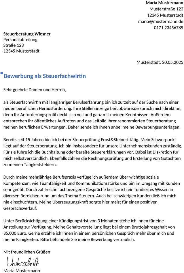 bewerbung-steuerfachangestellte-berufserfahren