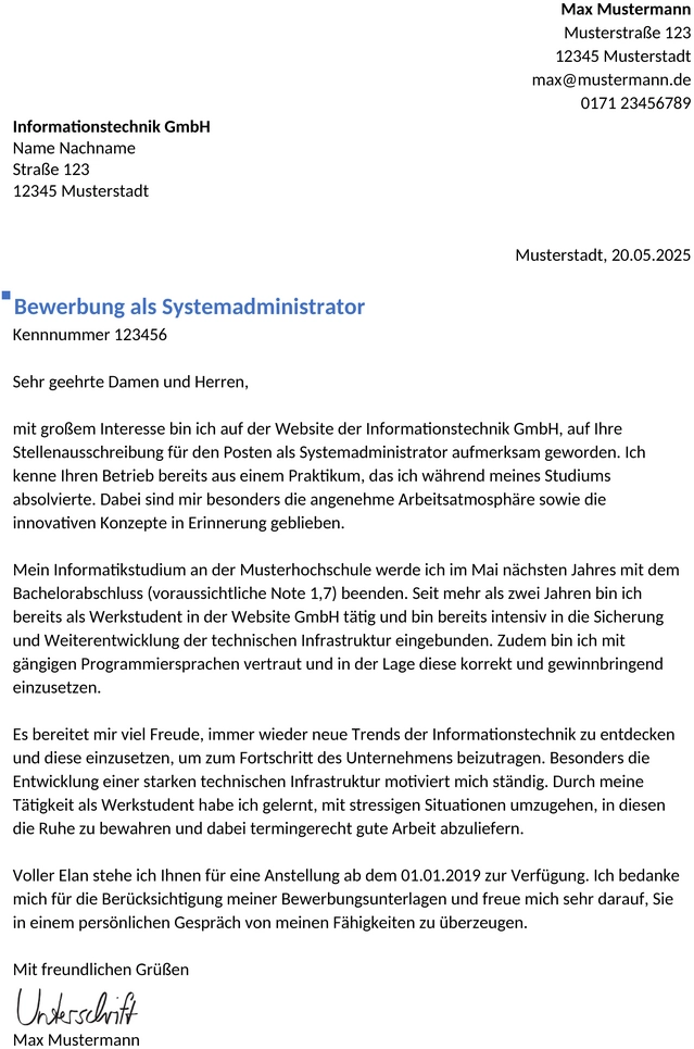 bewerbung-systemadministrator-berufseinstieg