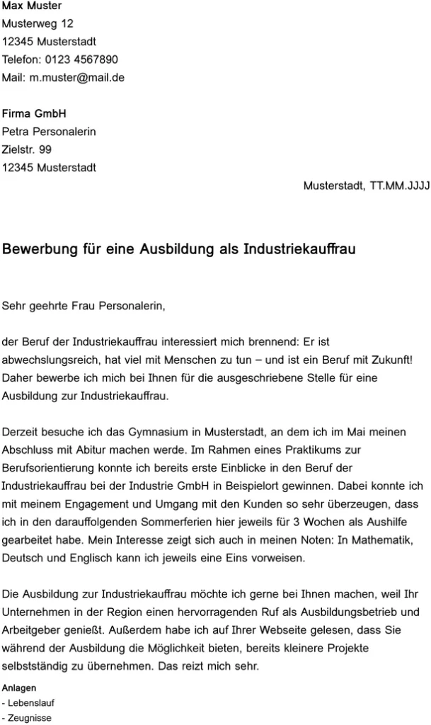 bewerbung-um-ausbildung-als-industriekauffrau