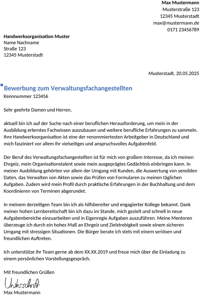 bewerbung-verwaltungsfachangestellte-berufseinstieg