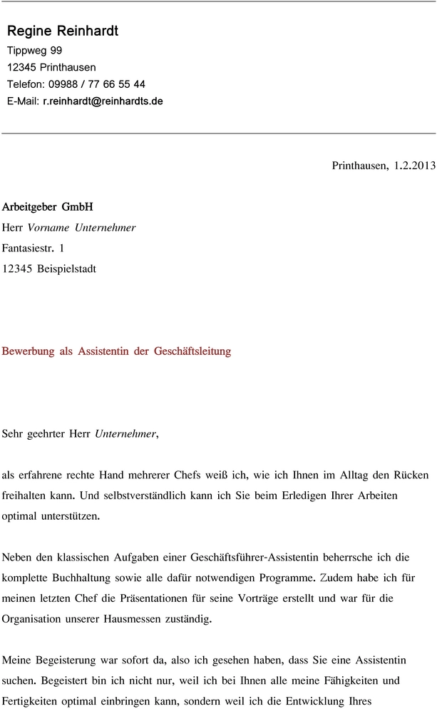 bewerbung-vorlage-als-assistentin-der-geschaeftsleitung