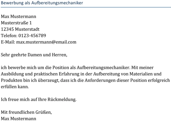 bewerbung-vorlage-aufbereitungsmechaniker