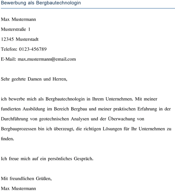 bewerbung-vorlage-bergbau-technologe