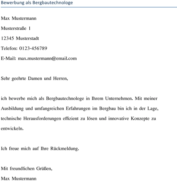 bewerbung-vorlage-bergbautechnologe
