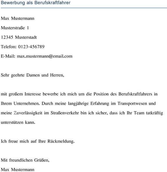 bewerbung-vorlage-berufskraftfahrer