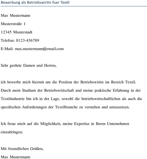 bewerbung-vorlage-betriebswirtin-textil