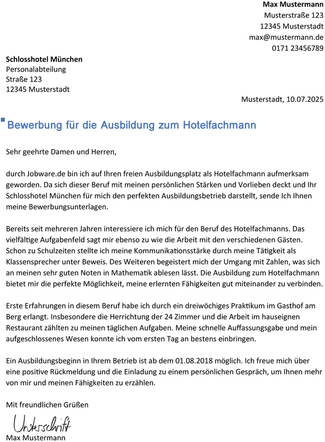 bewerbung-vorlage-bewerbung-hotelfachmann-ausbildung