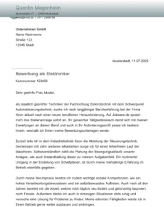 bewerbung-vorlage-elektroniker-anschreiben