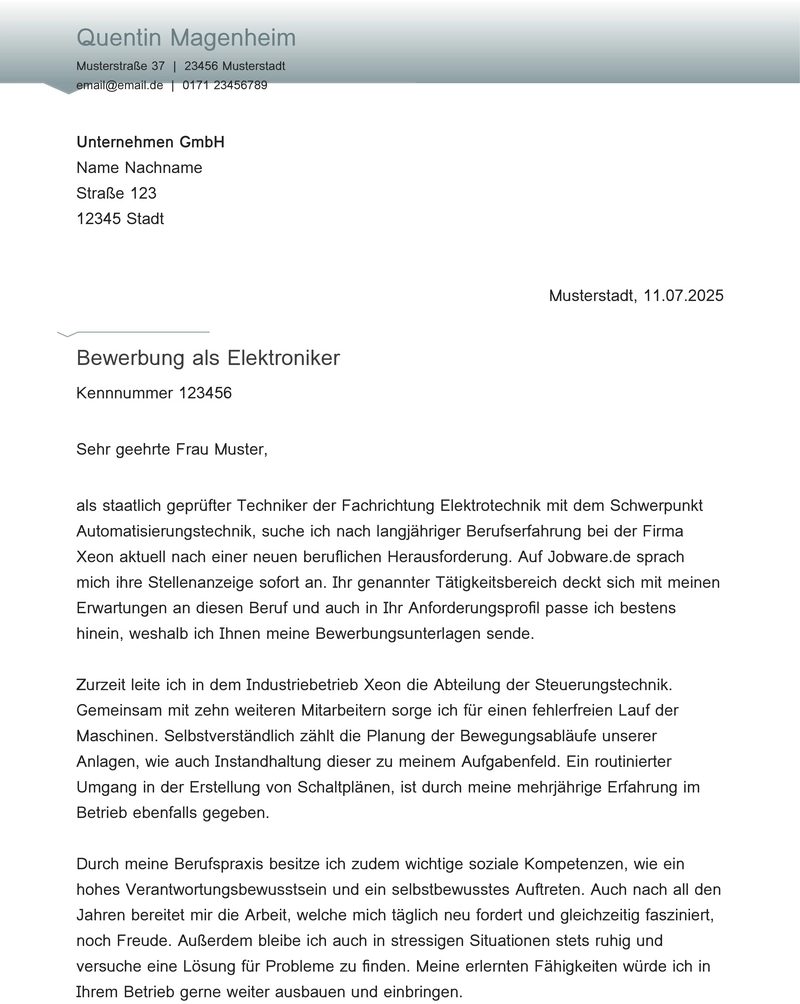 bewerbung-vorlage-elektroniker-anschreiben