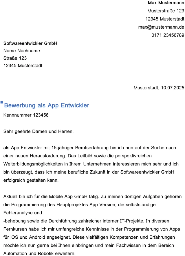 bewerbung-vorlage-fuer-app-entwickler-berufserfahren