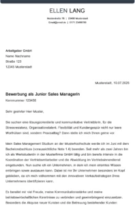 bewerbung-vorlage-junior-sales-managerin