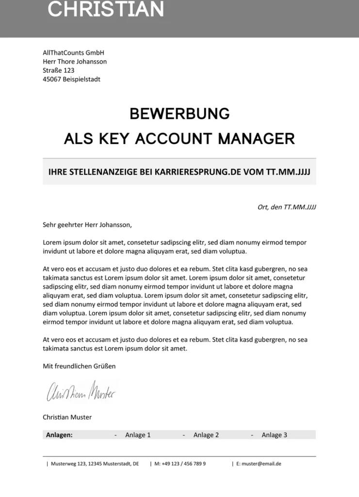 bewerbung-vorlage-key-account-manager