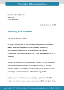 bewerbung-vorlage-kosmetikerin