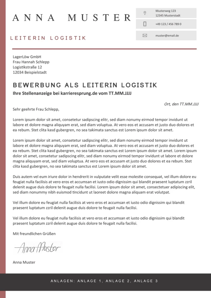 bewerbung-vorlage-leiterin-logistik