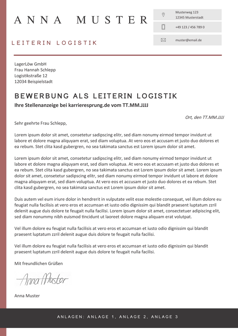 bewerbung-vorlage-leiterin-logistik