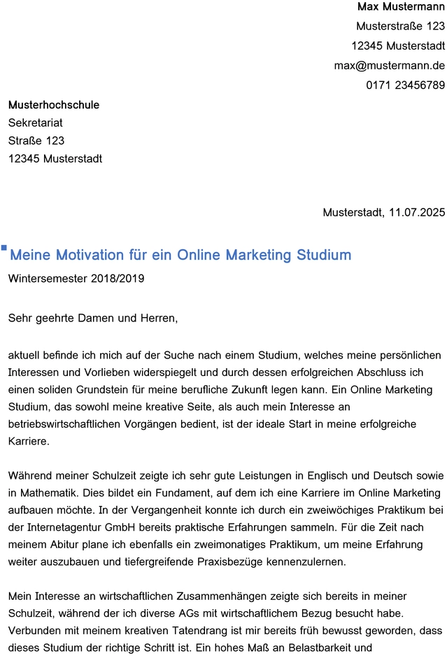 bewerbung-vorlage-online-marketing-studium