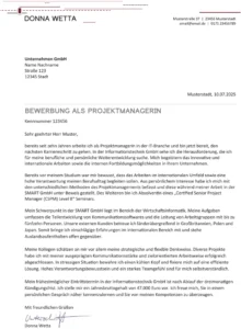 bewerbung-vorlage-projektmanagerin