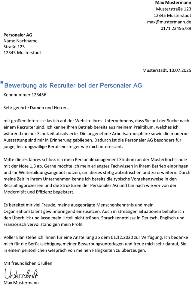 bewerbung-vorlage-recruiter-berufseinstieg