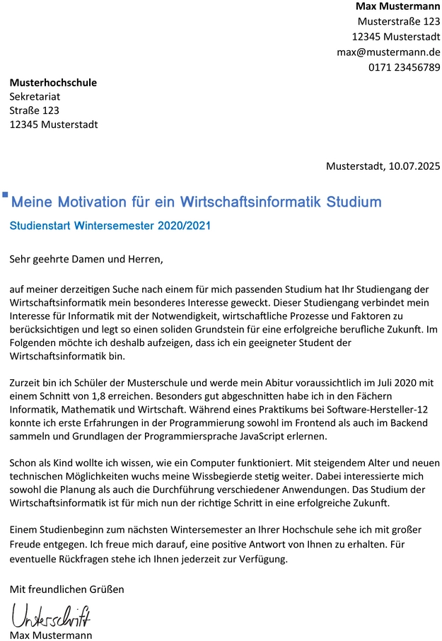 bewerbung-vorlage-wirtschaftsinformatik-studium