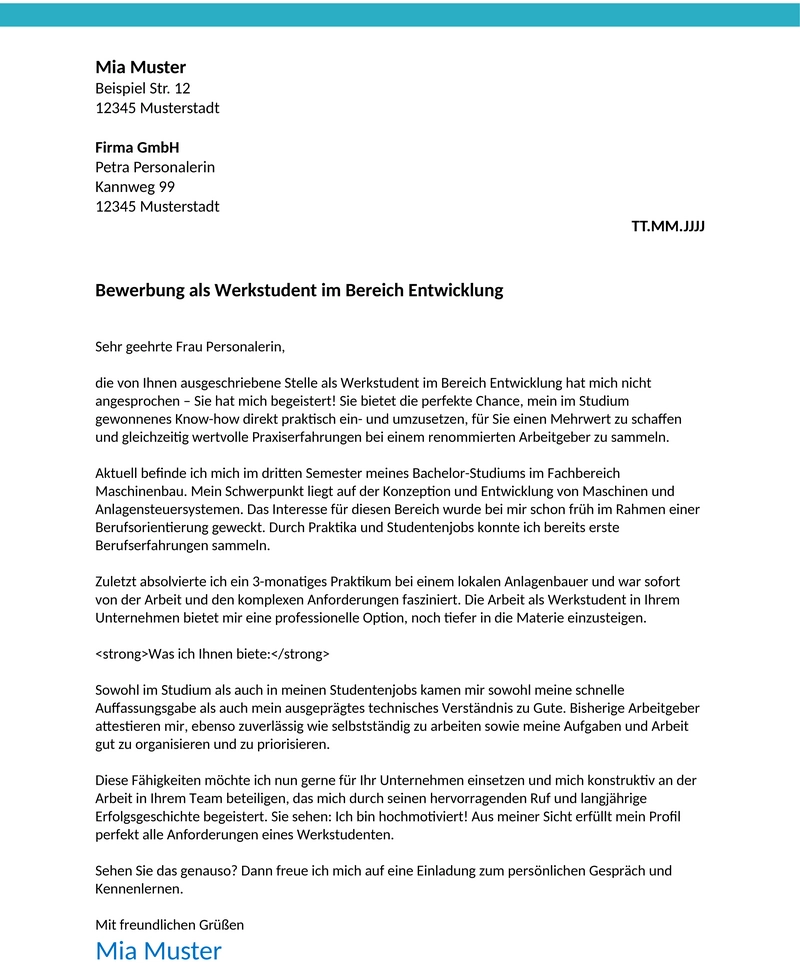 bewerbung-werkstudent-anschreiben-vorlage-word