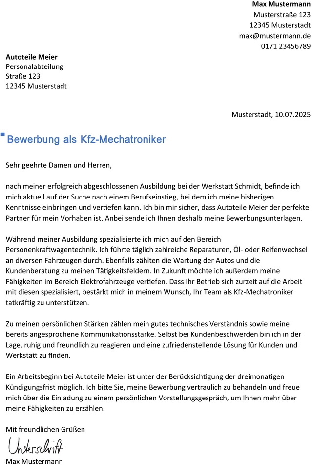 bewerbung-word-vorlage-fuer-bewerbung-kfz-mechatroniker