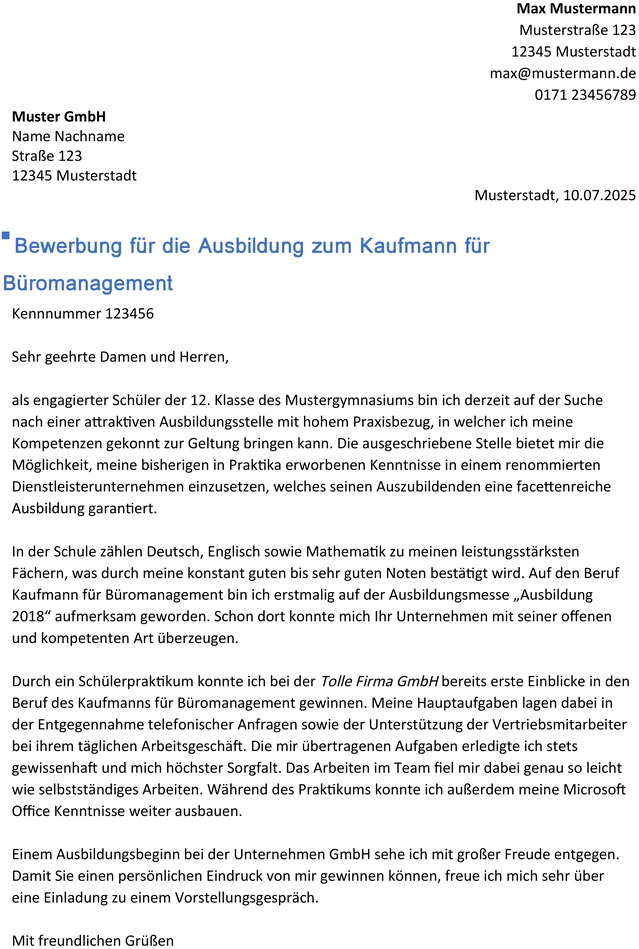 bewerbung-zur-ausbildung-kaufmann-fuer-buromanagement