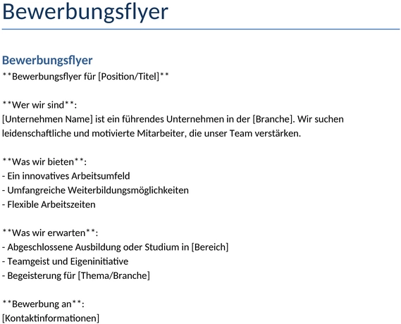 bewerbungs-flyer