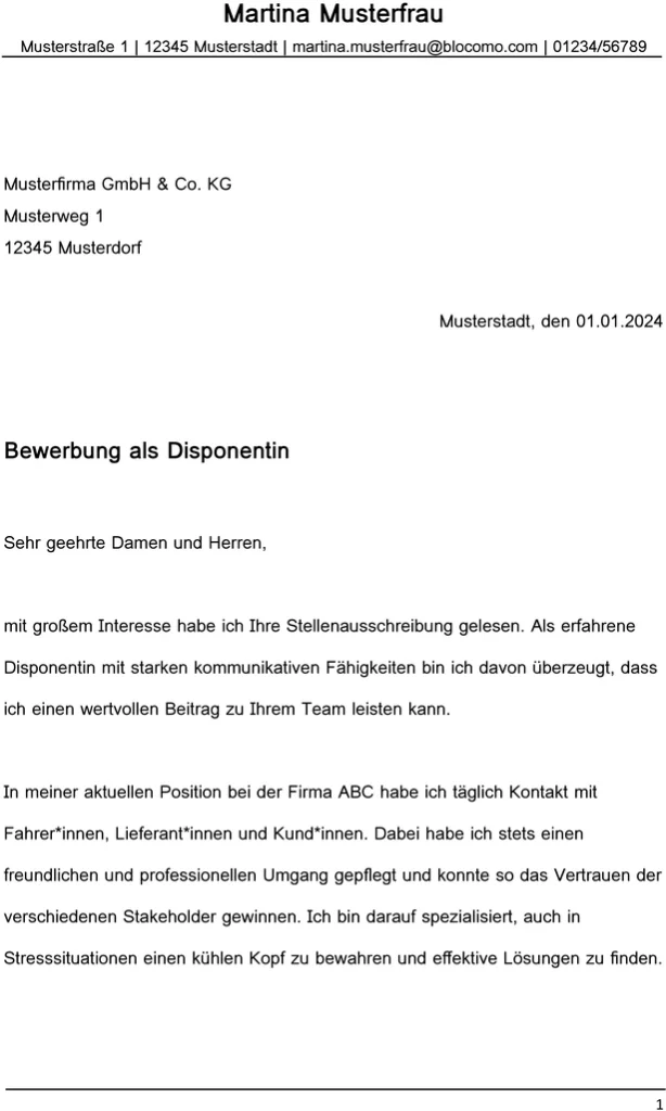 bewerbungsanschreiben-als-disponentin-erstellt-von-musterfrau