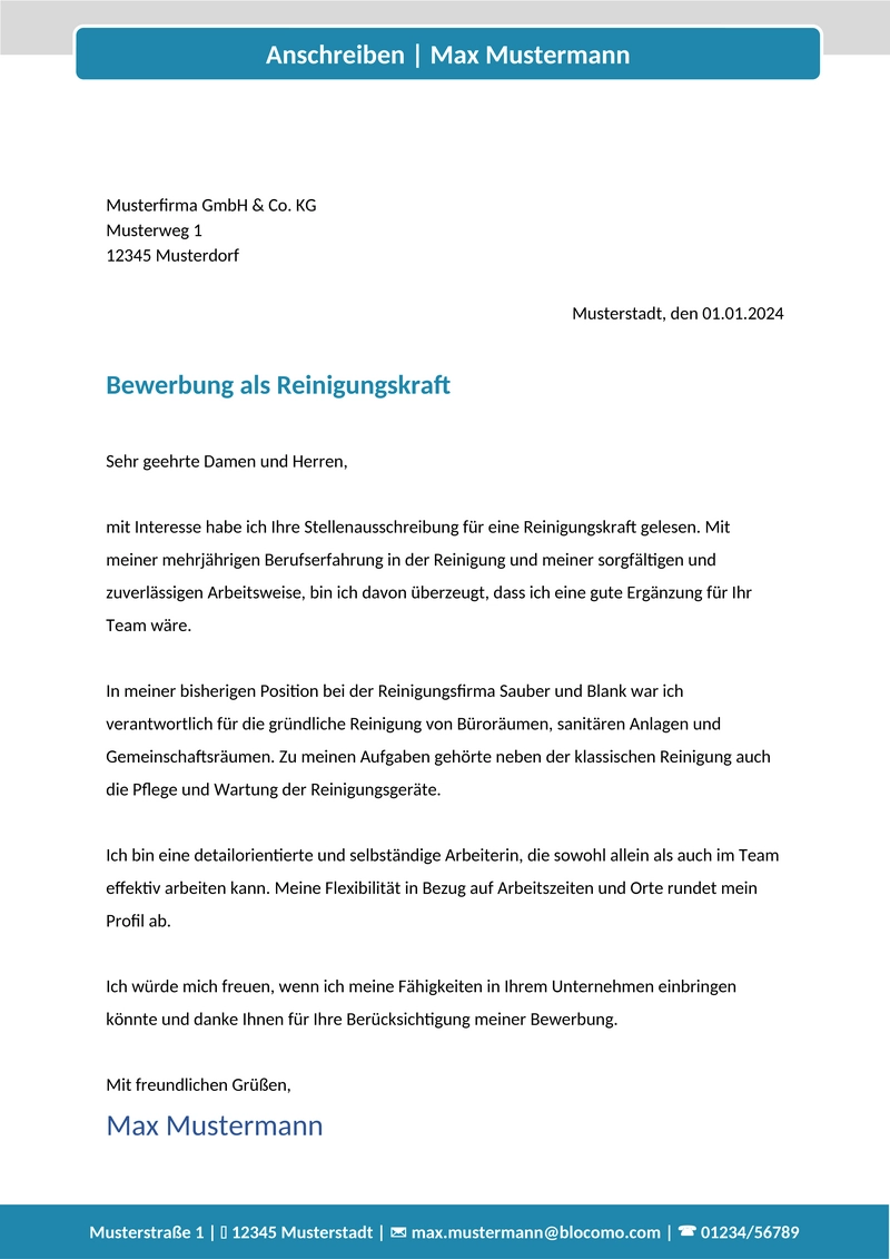 bewerbungsanschreiben-reinigungskraft