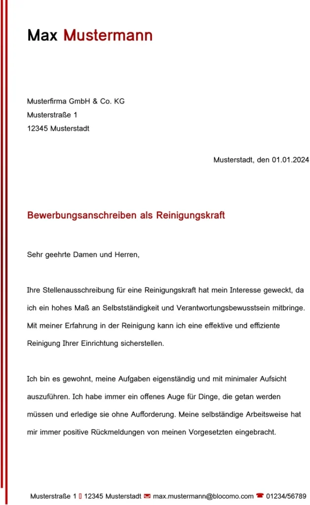 bewerbungsanschreiben-reinigungskraft-als-berufserfahrung