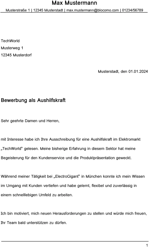 bewerbungsschreiben-aushilfskraft-im-kundenservice
