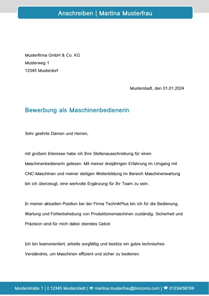 bewerbungsschreiben-maschinenbedienerin