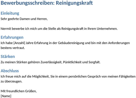 bewerbungsschreiben-reinigungskraft