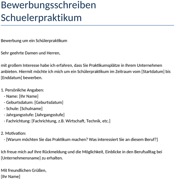 bewerbungsschreiben-schuelerpraktikum