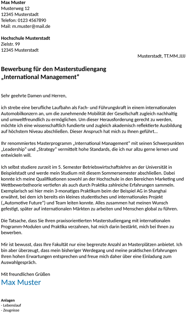 bewerbungsschreiben-studium-vorlage-word