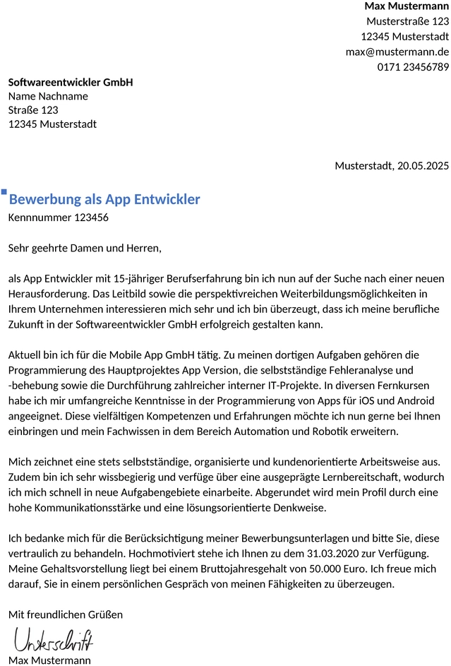 bewerbungsvorlage-app-entwickler-berufserfahren